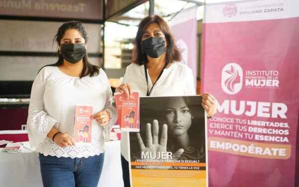 Con CEJUM y Fiscalía, Emiliano Zapata despliega acciones para erradicar violencia contra las mujeres