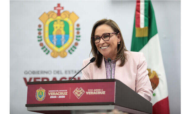Anuncia Gobernadora, suspensión de clases en Veracruz por inauguración del Mundial